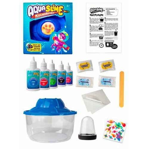 Набор для изготовления фигурок из цветного геля Aqua Slime большой 2238₽