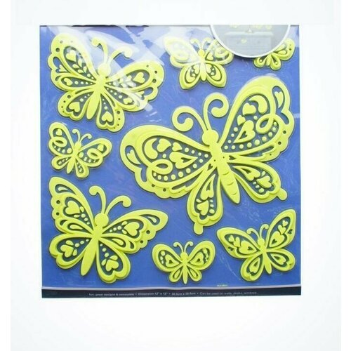 Декоративные комнатные наклейки светящиеся в темноте Феи 30х30 см 447₽