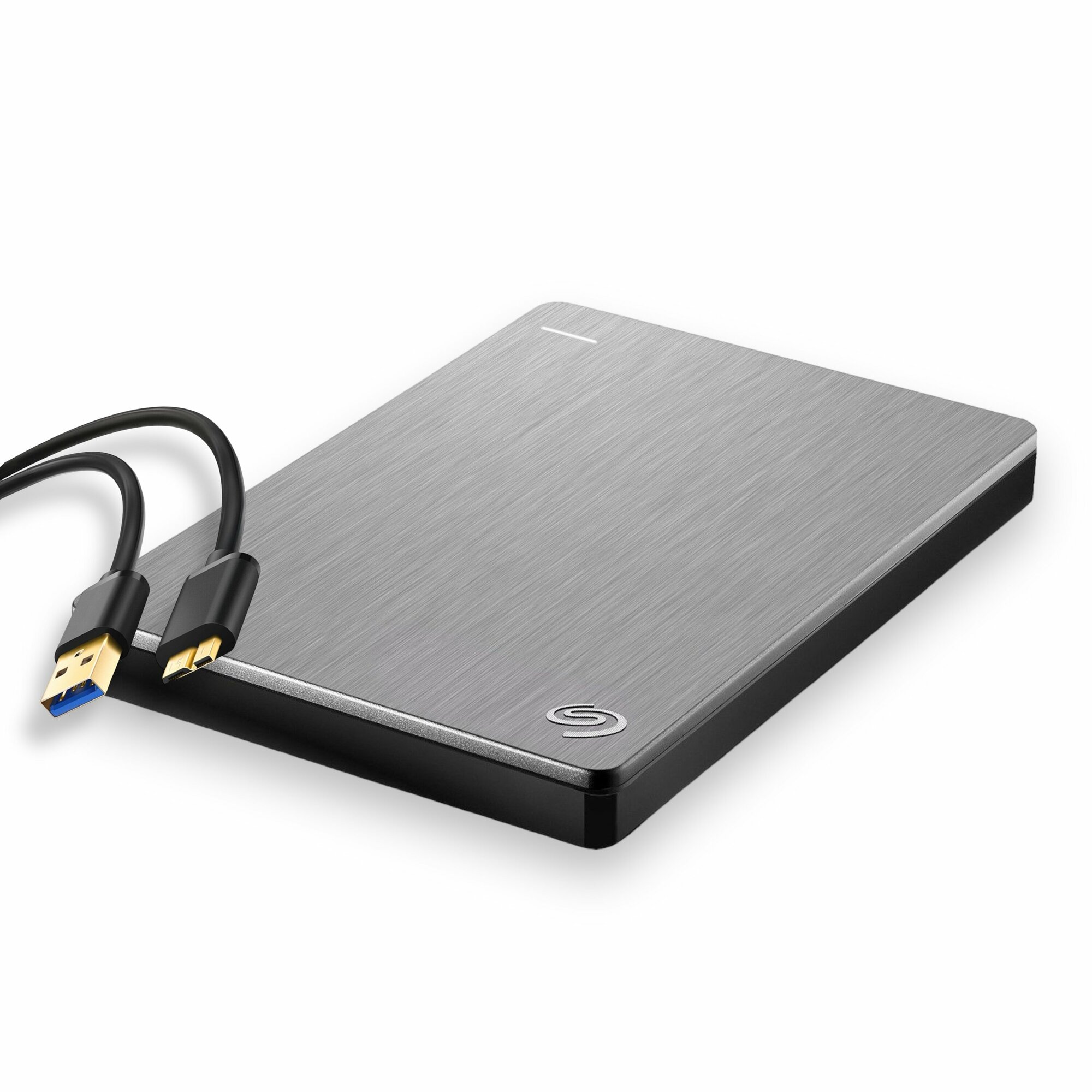 Внешний жесткий диск 500Gb Seagate Backup Plus Slim HDD 2,5" USB 3.0 серый