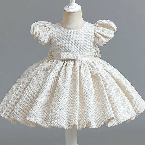 фото Платье, размер 120, бежевый max garment