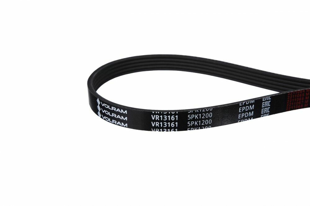 Ремень приводной Volram VR13161 генератора Lada Ларгус; Renault Logan/ Megane 2; Nissan Almera 2; Suzuki Jimny