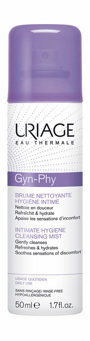Uriage GynPhy Очищающий спрей для интимной гигиены