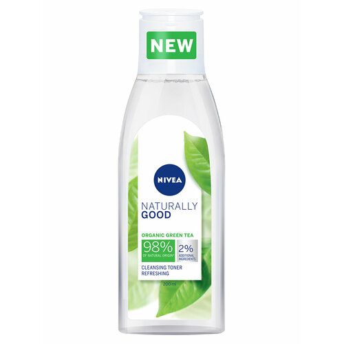 NIVEA очищающий тоник для лица Naturally Good, 200 мл, 200 г