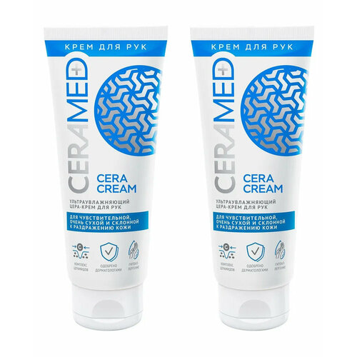 Цера-крем для рук Ceramed увлажняющий 75 мл 2 уп 700₽