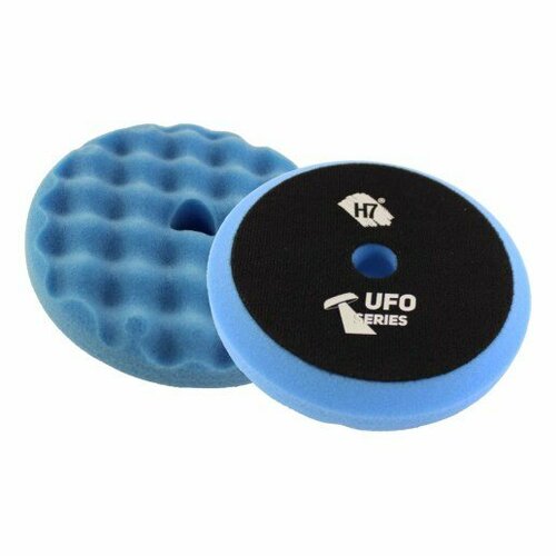 Круг полировальный D150мм x 25мм на липучке синий рифленый полужесткий UFO Medium Cut 1142₽