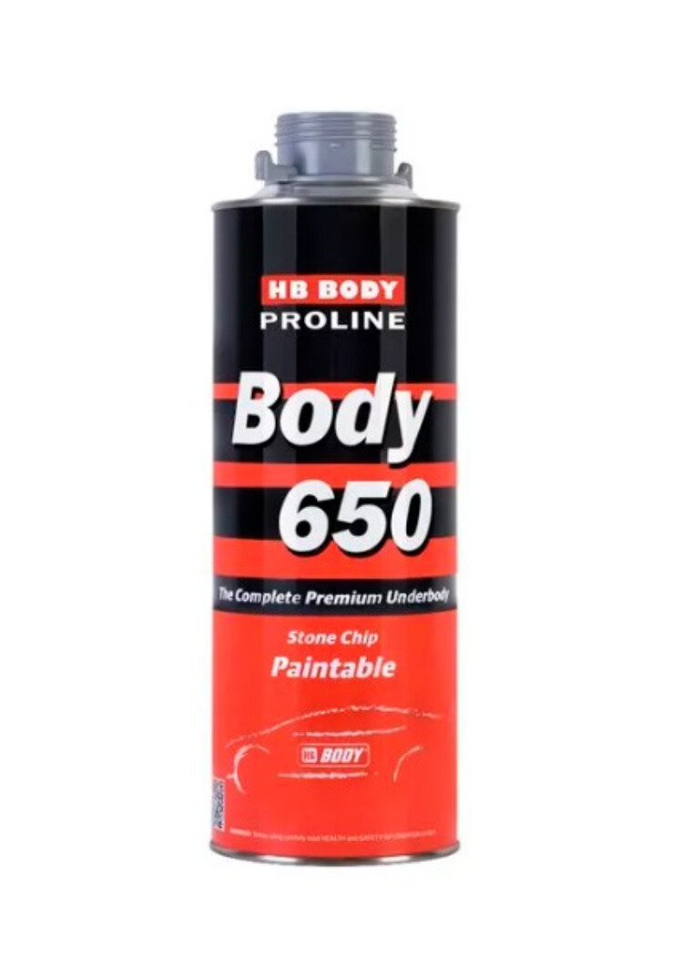 Антикор черн. BODY HB 650 PROLINE (1кг) под пистолет