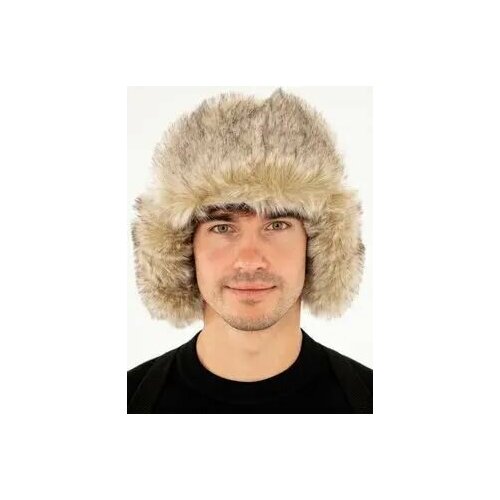 Шапка ушанка Skadi, размер 58-60, мультиколор