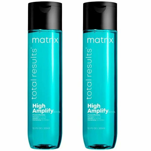 Matrix Шампунь с протеинами Total results, High Amplify, 2 х 300 мл шампунь для тонких волос total results high amplify protein shampoo шампунь 300мл