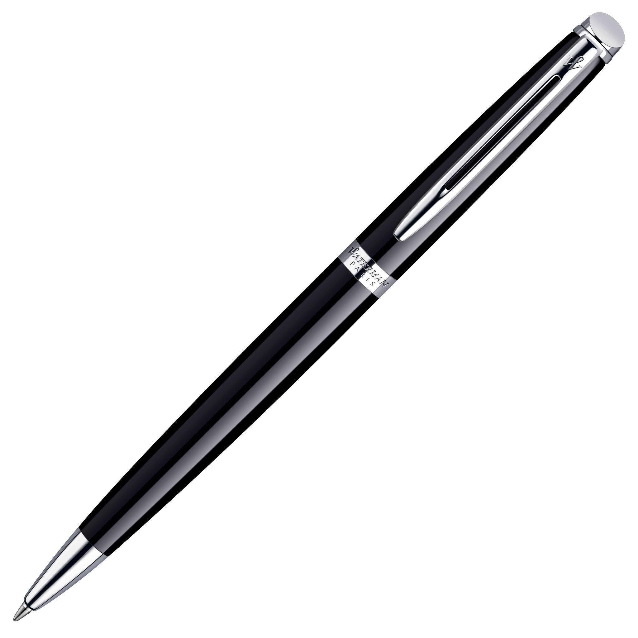 Ручка шариковая Waterman Hemisphere Mars Black CT, цвет чернил: синий