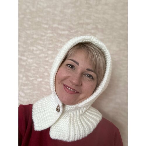 фото Шарф-капюшон , белый нет