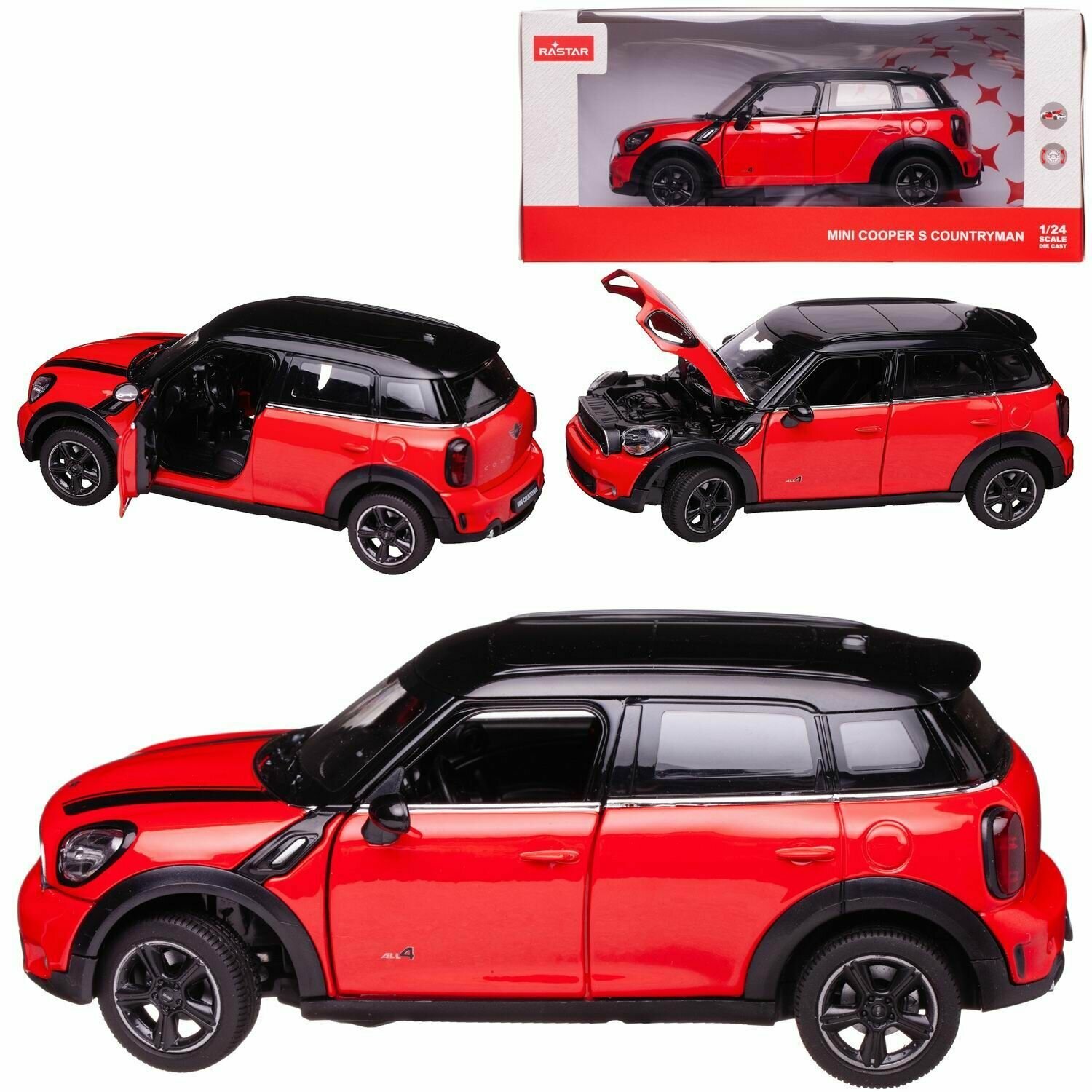 Rastar Mini Countryman (71700), 1:24, 17 см — фото 17