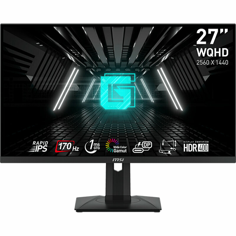 Монитор MSI G274QPF, 2560x1440, 170 Гц, IPS, черный