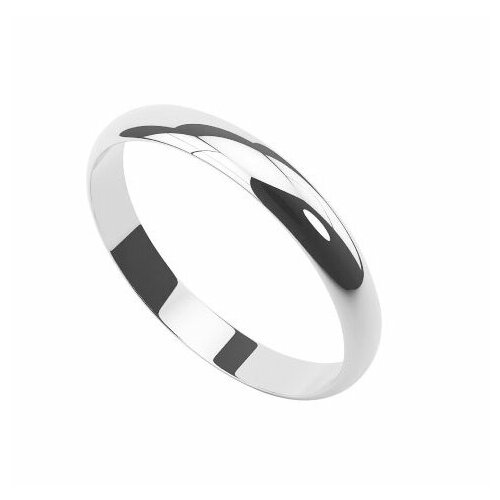 Кольцо обручальное Citrine, белое золото, 585 проба, размер 22.5, белый