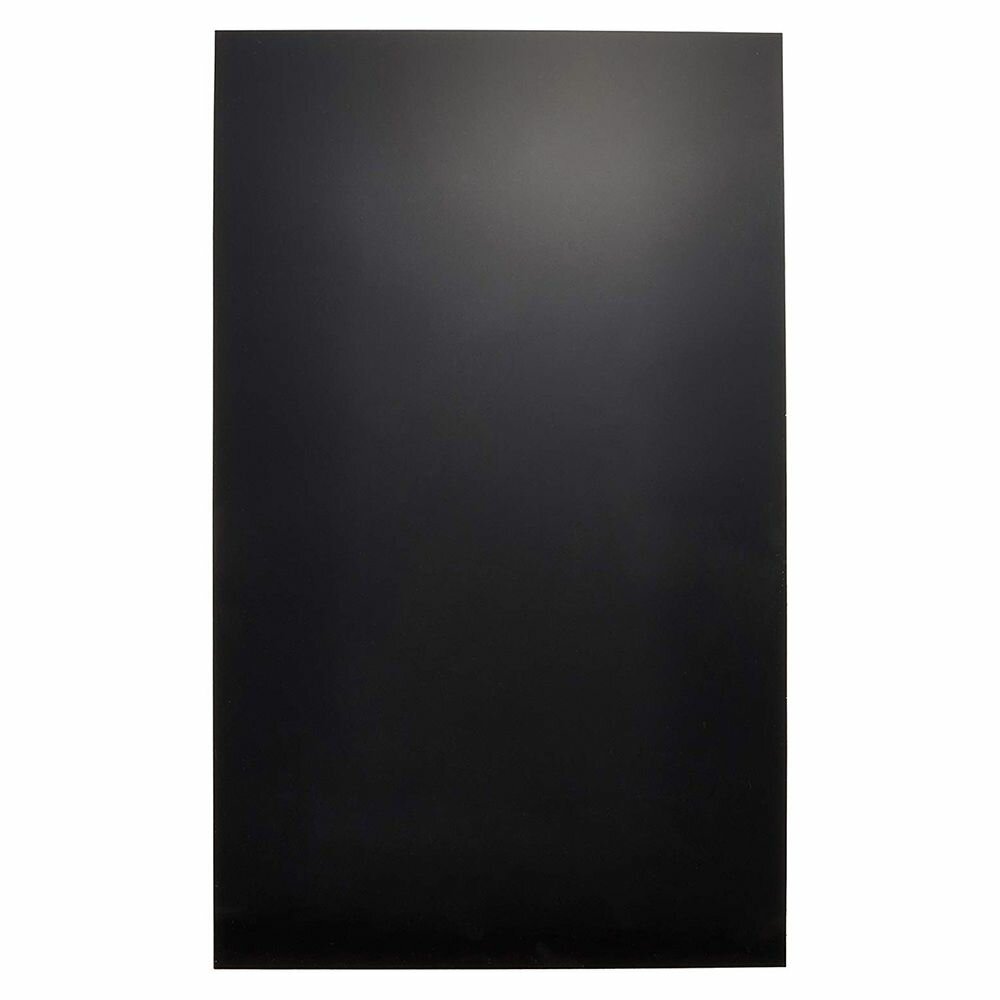 Пластик для панелей HOSCO PG-B1 черный однослойный 390x227 мм