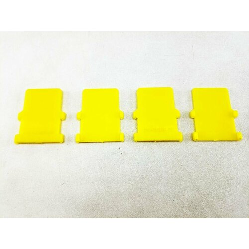 Прокладка рессоры межлистовая УАЗ патриот (комплект 4 штуки) полиуретан, жёлтый 