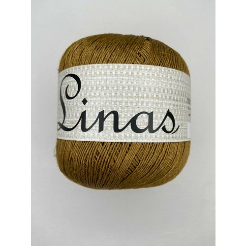 Пряжа для вязания Midara Linas, 100% лён, 2 мотка по 100 гр