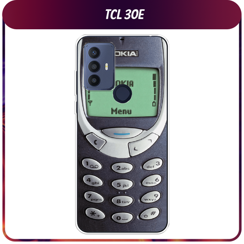 Силиконовый чехол на TCL 30E/30 SE/305/306 / ТСЛ 30E/30 SE/305/306 Нокия силиконовый чехол на tcl 30e 30 se 305 306 тсл 30e 30 se 305 306 соты бирюзовые