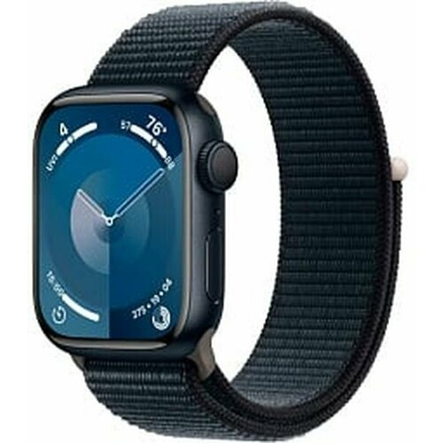 Умные часы Apple Watch Series 9 45mm GPS Aluminium Midnight Sport Loop смарт часы apple series 8 gps 45mm midnight aluminium mnp13 mnp83