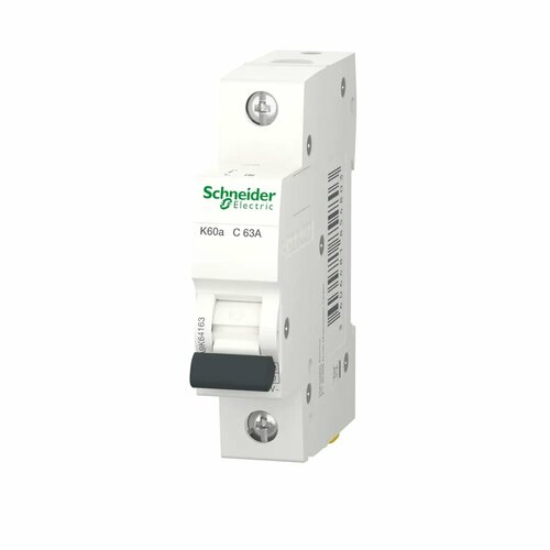 Автоматический выключатель Schneider Electric Acti9 1P C63 А 4.5 кА автоматический выключатель ic60n 3п 13a c acti9 schneider electric a9f74313