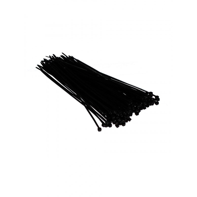 Стяжки нейлоновые Telecom 2.5x200mm 100шт Black TIE2.5X200MM-B