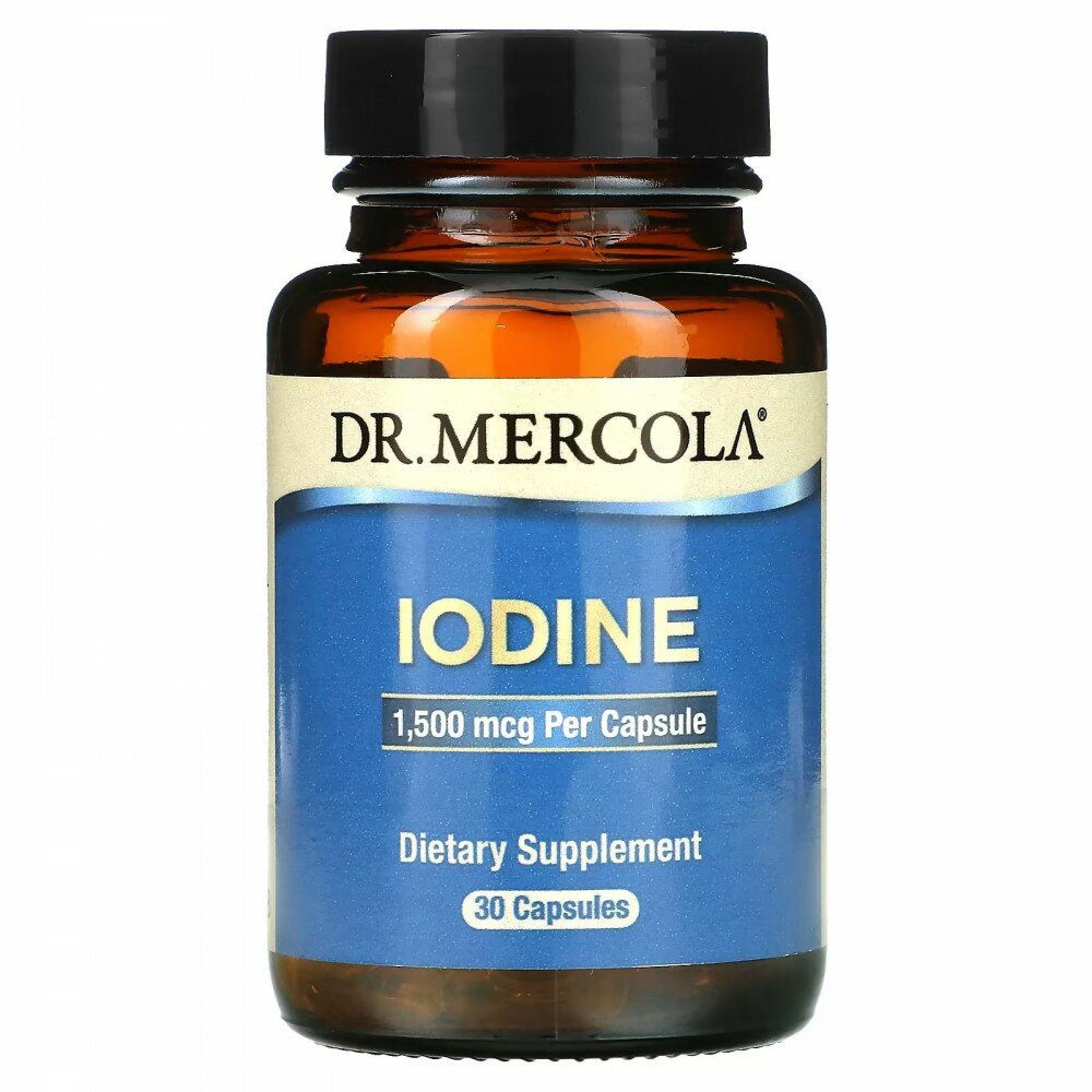 Dr. Mercola Iodine (йод) 15 мг 30 капсул