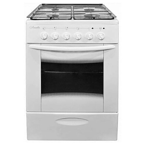 Газовая плита Лысьва ЭГ401 МС-2у белая стекл крышка электроподжиг электродуховка 2039000₽