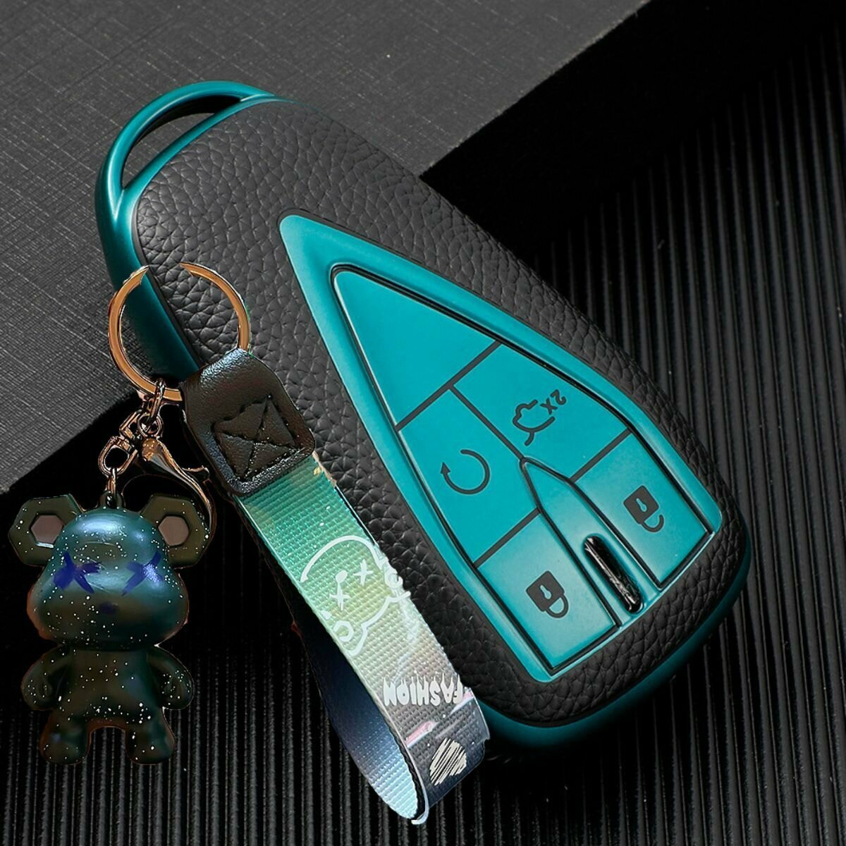 Чехол для автомобильных ключей с брелком из ТПУ для аудиоустройства Changan CS35 CS55 CS75Plus Oushang X5 X7 EV с 4 кнопками
