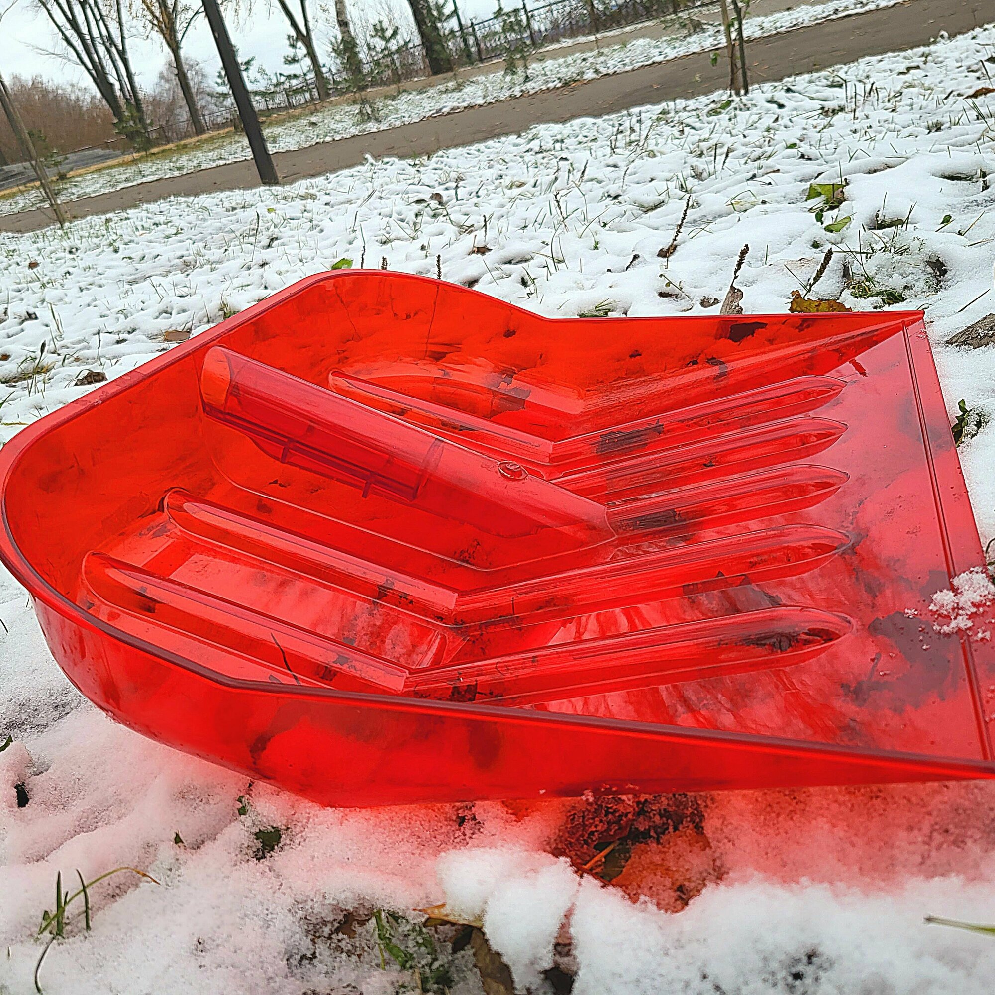 Лопата снеговая из поликарбоната ПК-1 без черенка - фотография № 10