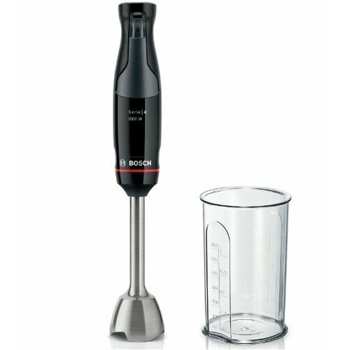 Блендер погружной Bosch QuattroBlade MSM4B610 1000 Вт черный 889000₽
