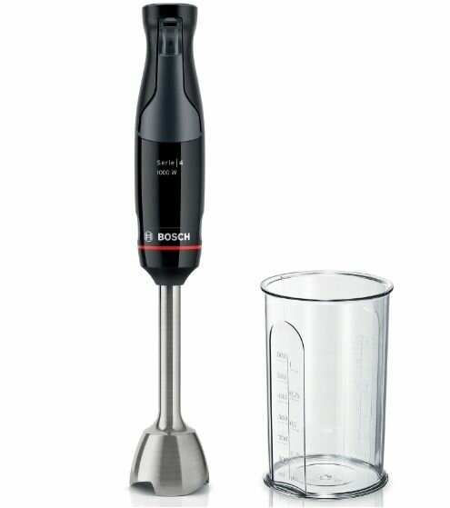 фото Блендер погружной Bosch QuattroBlade MSM4B610 1000 Вт, черный