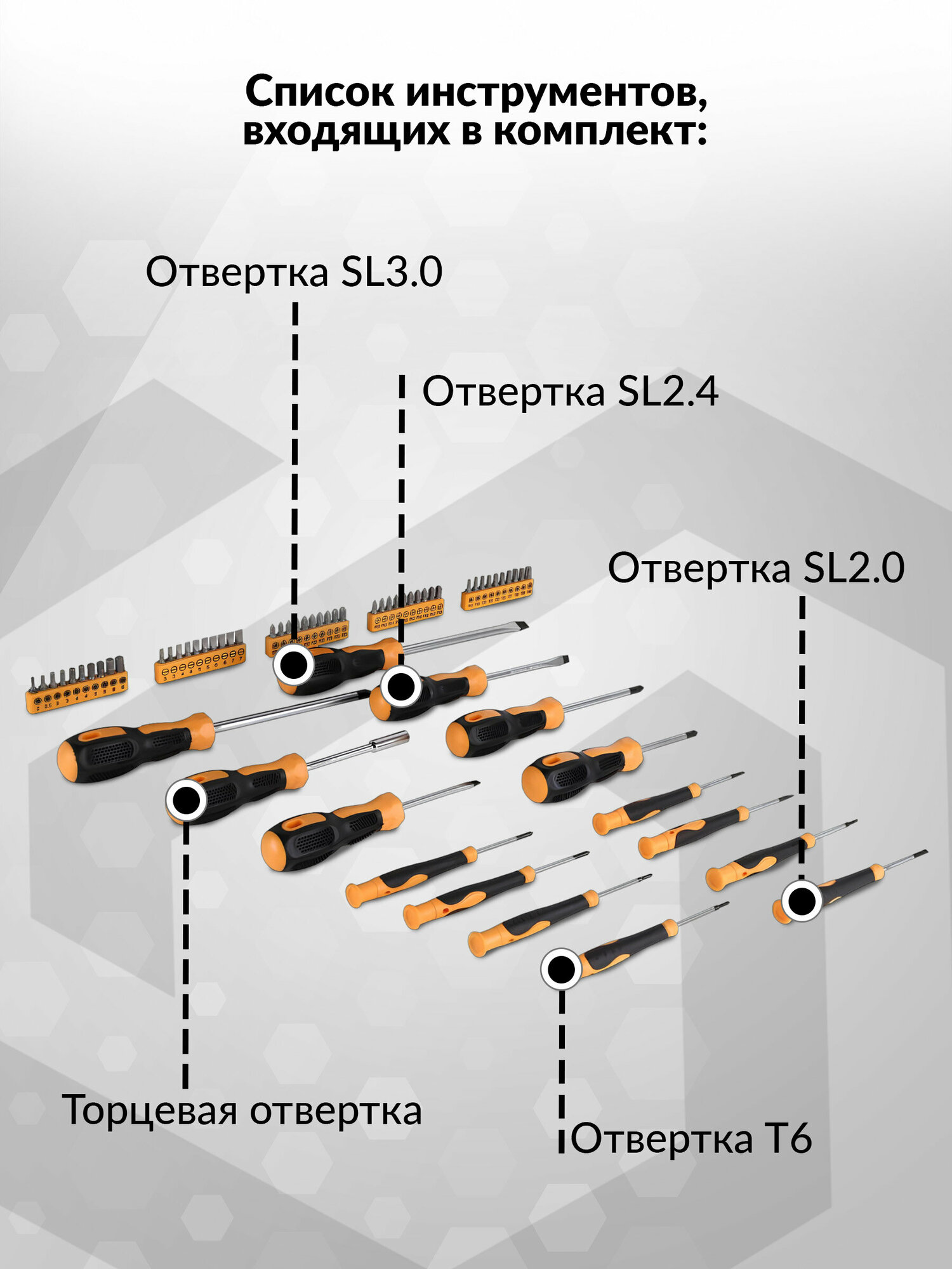 Набор инструментов для дома DEKO - фото №10