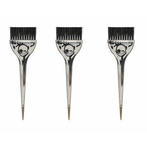 Кисть для окрашивания Dewal Beauty DBHS78 black transparent чёрный прозрачный 3 шт 572₽