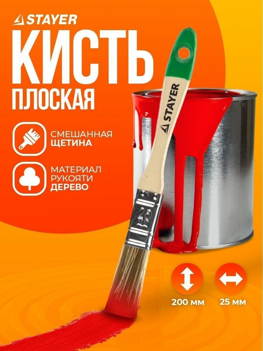 Кисть STAYER 01031-25