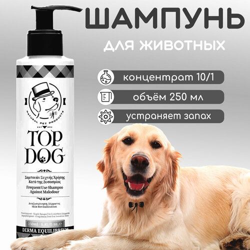 Шампунь для животных TopDog Derma Equilibrium, 250 мл