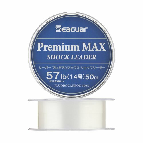 фото Флюорокарбон seaguar premium max shock leader #14 0,62мм 50м (clear)