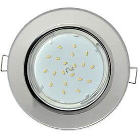 Ecola GX53 H4 5310 Glass Стекло Круг хром - хром (зеркальный) 38x126 (к+)