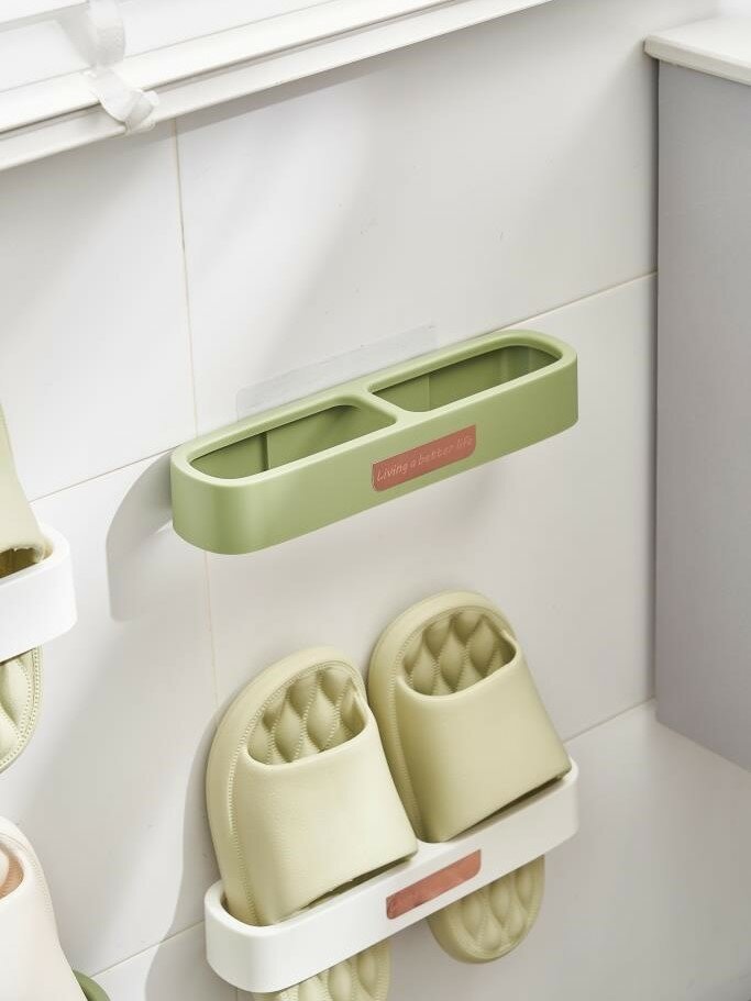 фото Обувница в прихожую, в ванную, держатель для тапок Classic white