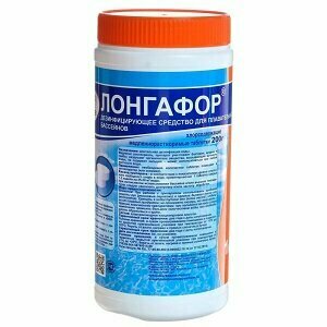 Лонгафор в таблетках (200гр), для непрерывной дезинфекции воды, 1кг