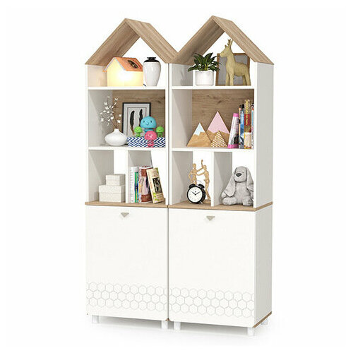 Эйп 1314 Стеллаж 1314 Стеллаж цвет белыйдуб белый 19690₽