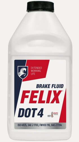 Изображение товара Жидкость тормозная FELIX DOT 4 (Тосол Синтез) 0,455л