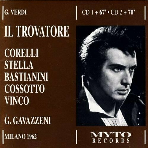 AUDIO CD Verdi: Il Trovatore. 2 CD audio cd verdi falstaff davis colin 2 cd