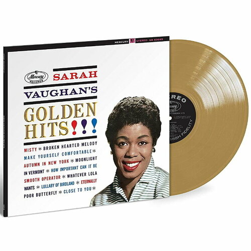 Виниловая пластинка Sarah Vaughan - Golden Hits (Gold Colored Vinyl). 1 LP sarah vaughan golden hits [gold colored vinyl]