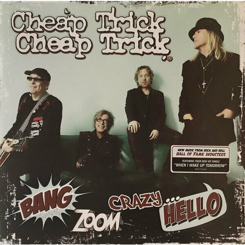 Виниловая пластинка Cheap Trick: Bang, Zoom, Crazy. Hello. 1 LP 500pcs roll red