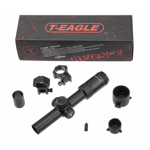 Оптический прицел T-Eagle ER 1.2-6x24 IR HK SFP (30 мм, подсветка, черный)