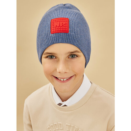 фото Шапка noble people, размер 50/52, синий