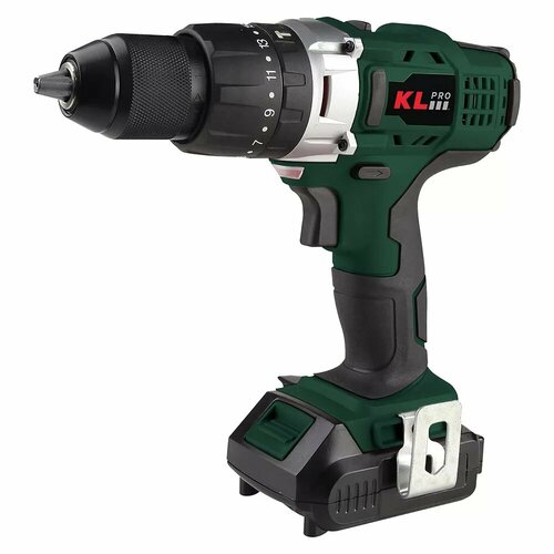 Профессиональный ударный шуруповерт KLPRO KLDM18-20 18В Li-ion-2шт 20Ач 40Нм 2 скорости подсветка магнитная бита ЗУ в кейсе 1721000₽