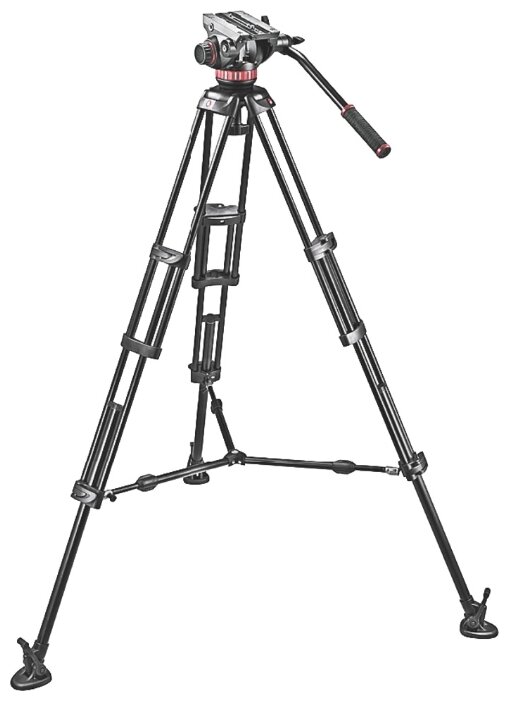 Штатив с видеоголовкой Manfrotto 546BK/MVH502A