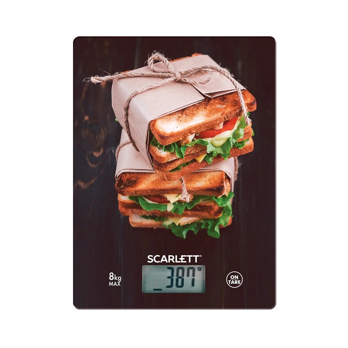Весы кухонные SCARLETT , рисунок/сэндвичи - фото №10