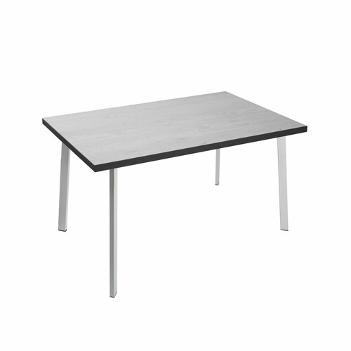 Стол кухонный агат.2 1000 (Бетон пайн - белый муар), комплект ног №5. Стол для кухни на металлокаркасе дома и дачи