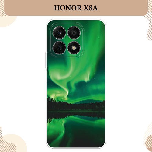 Силиконовый чехол Ночные пейзажи 7 на Honor X8A / Хонор X8A